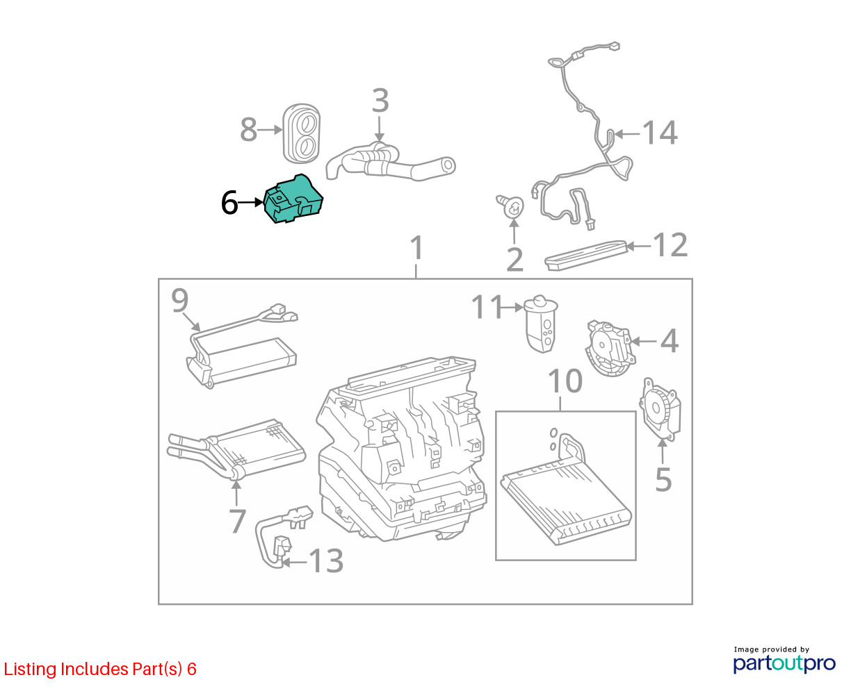 ’11 TOYOTA PRIUS Temperature Control Module OEM 1 Year Warranty!!