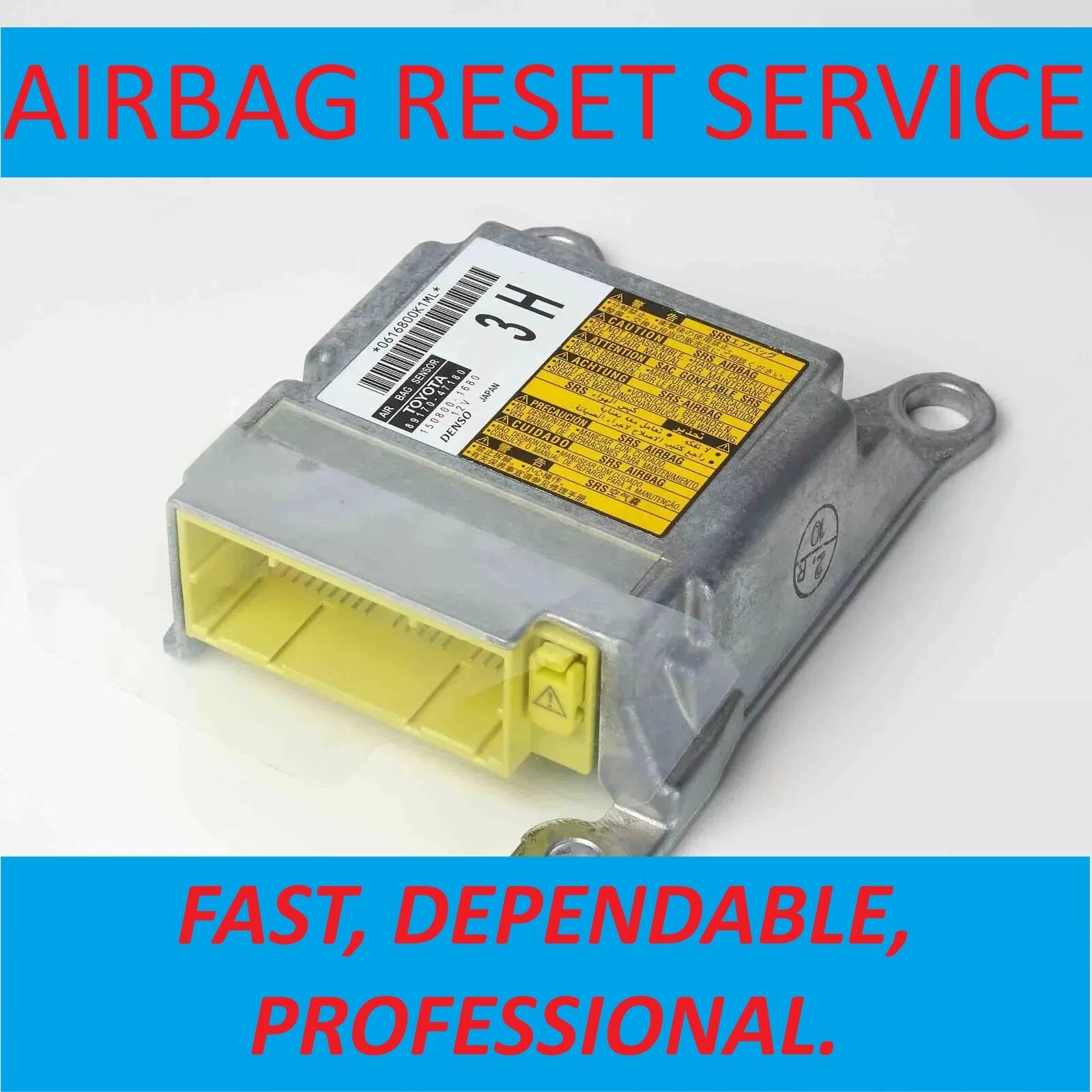 RESET Service / AIRBAG Module Repair For Any Make SRS Crash data clear