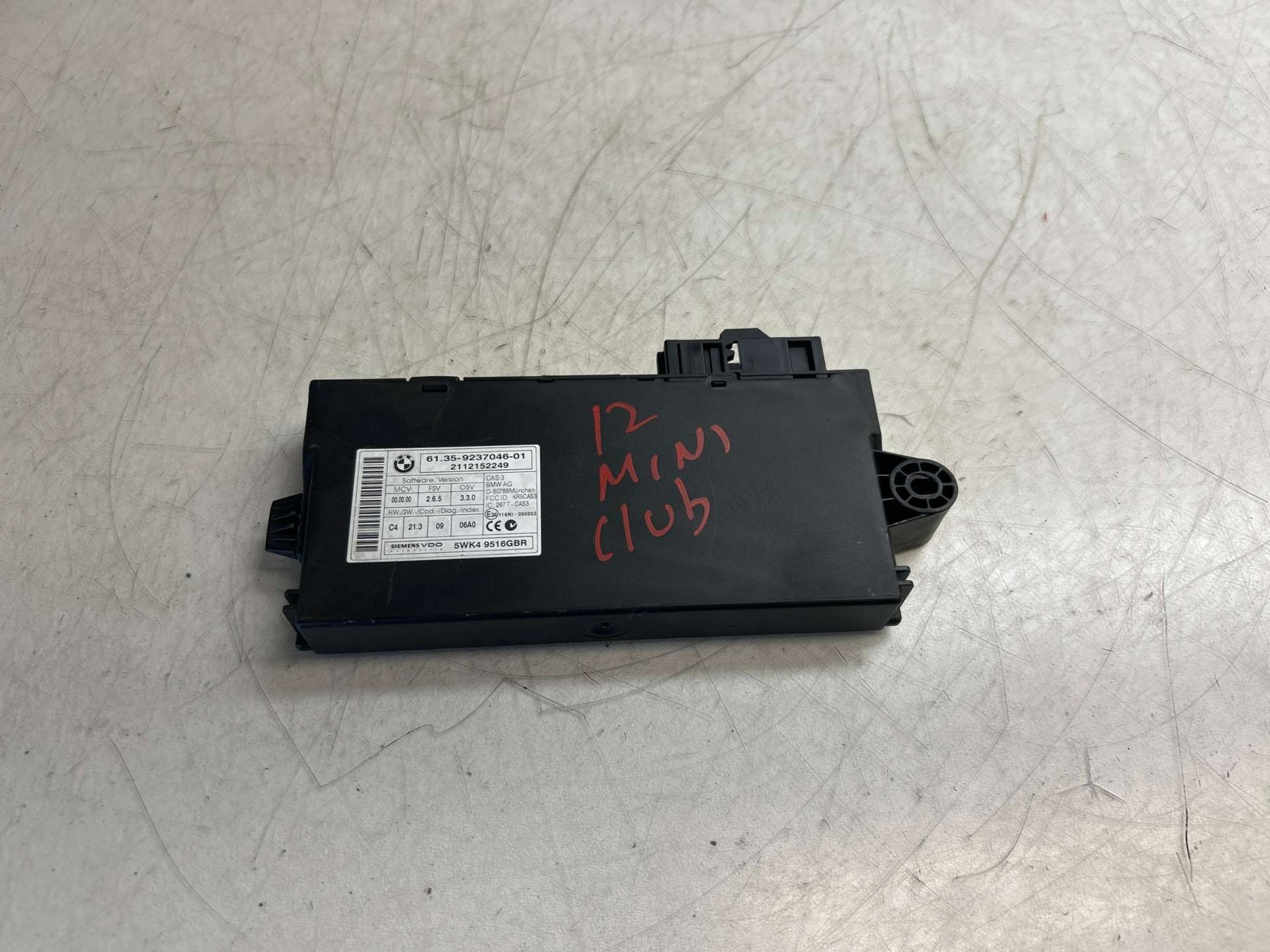 2011 2012 2013 2014 2015 Mini Cooper Comfort Control Module 61359237046