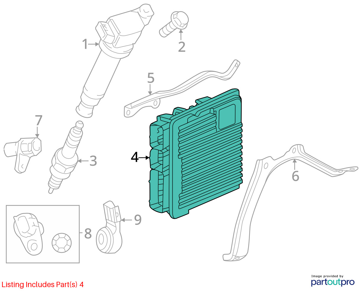 2024-2025 TOYOTA GRAND HIGHLANDER 2.4L ENGINE CONTROL MODULE UNIT ECM ECU *22K*