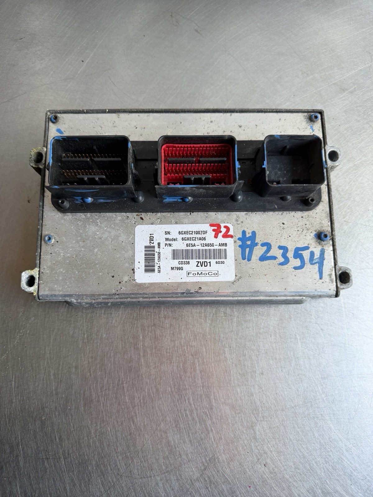 2006 Ford Fusion Milan, 2.3L AT ECM Engine Computer Module ECU 6E5A-12A650-AMB
