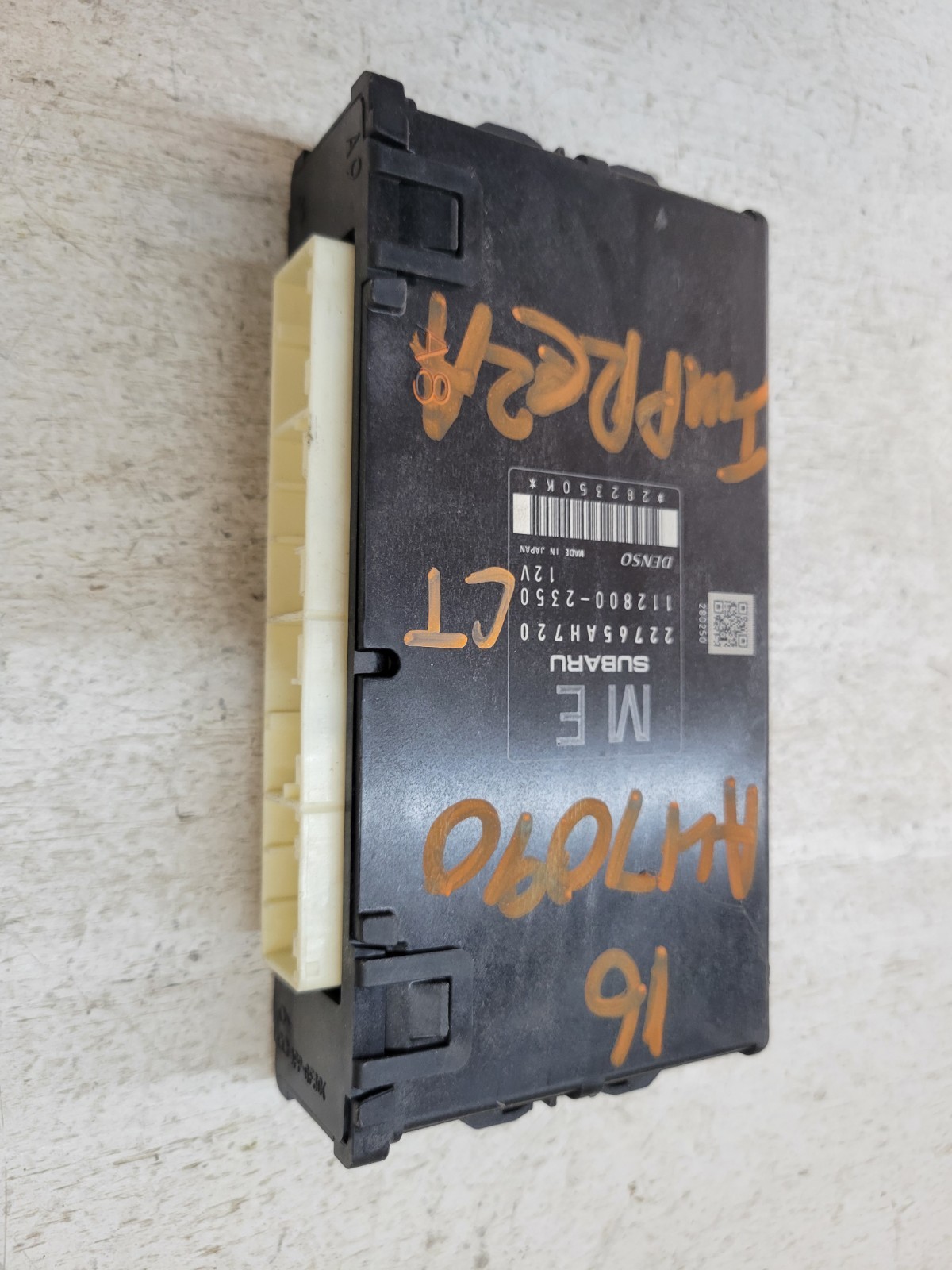 2016 Subaru Impreza 2.0L PZEV Engine Control Module Ecu Pcm Ecm Oem 22765ah720