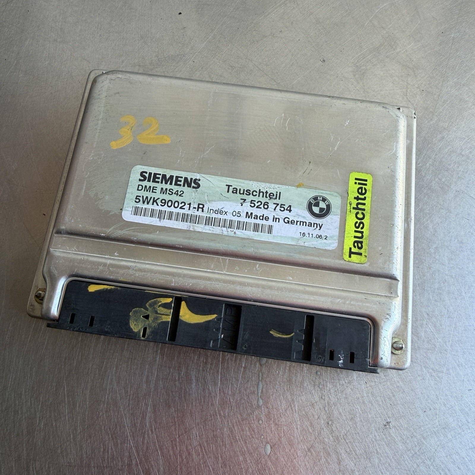 1999-2000 BMW Z3 COUPE ROADSTER ENGINE CONTROL MODULE ECU ECM 7500255 OEM