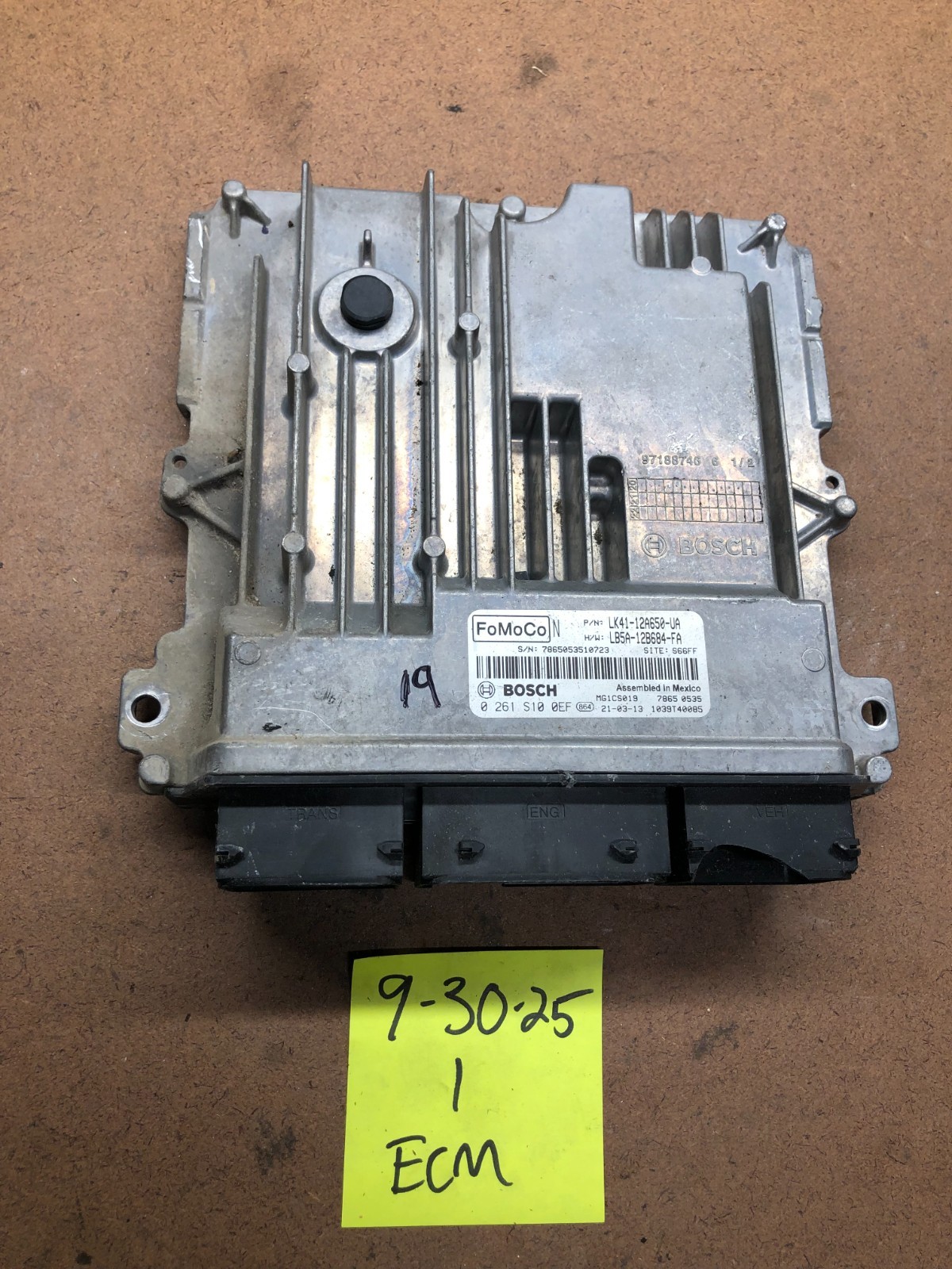 2020-2023 Ford Transit-150 Lk41-12A650-Ua Engine Control Module Unit Ecm L68 040