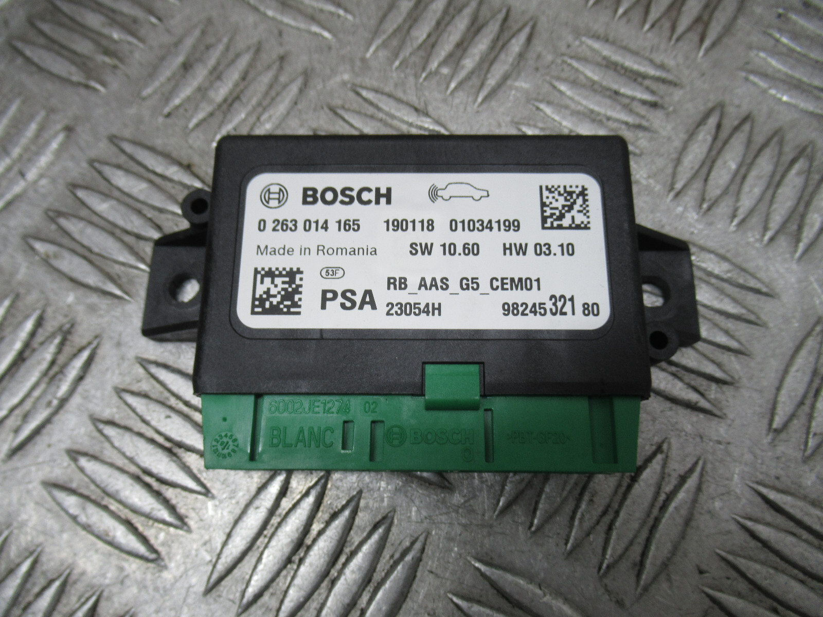 2019 PEUGEOT 2008 GT-LINE PH2 MK1 5DRS HATCH PDC PARKING CONTROL ECU REF18289