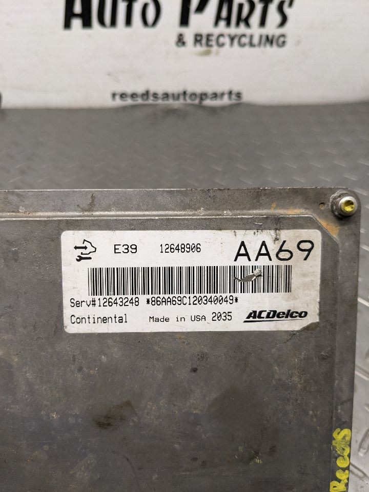 Engine ECM Electronic Control Module VIN W 4th Digit Fits 12-16 IMPALA 1170233