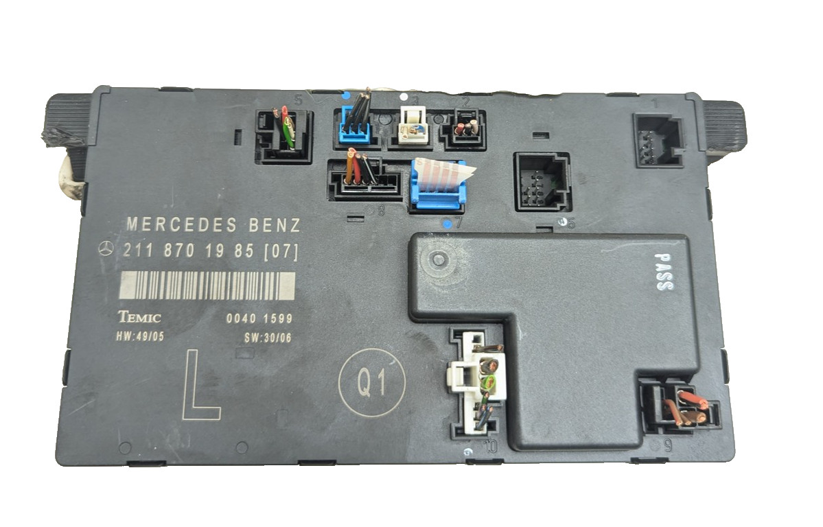 03-09 Mercedes W211 E350 E500 Front Left Side Door Control Module 2118701985 OEM