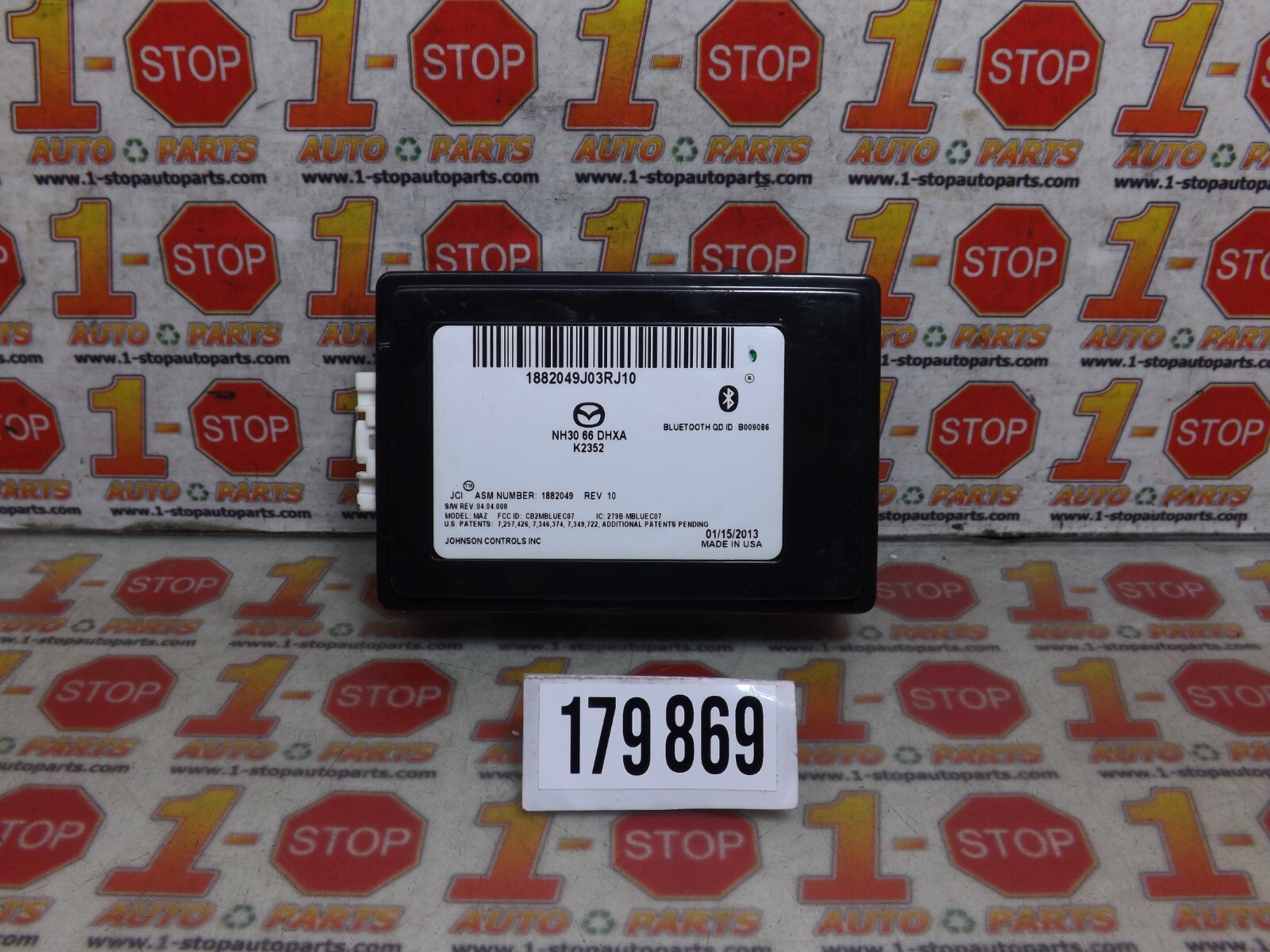 2013-2015 MAZDA MIATA COMMUNICATION CONTROL MODULE NH3066DHXA OEM