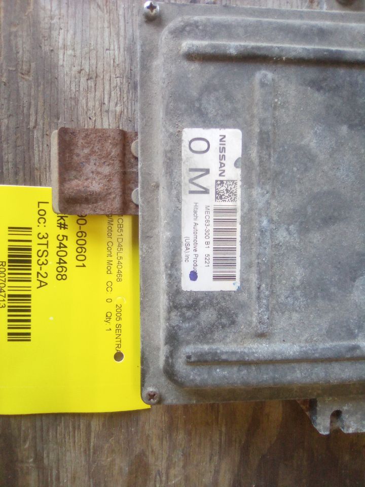 Engine ECM Electronic Control Module 1.8L Automatic Fits 04-06 SENTRA 704713