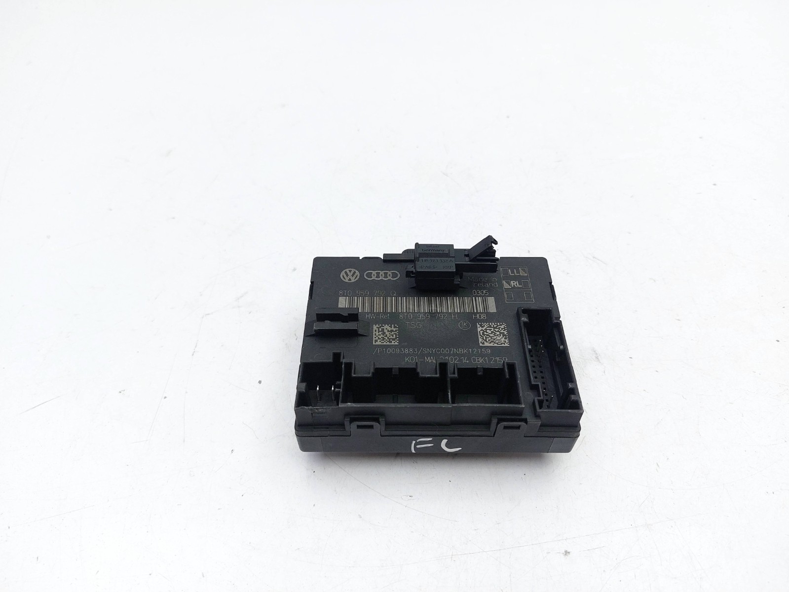 DOOR CONTROL UNIT MODULE ECU FRONT LEFT 8T0959792H AUDI A5 8T 2015