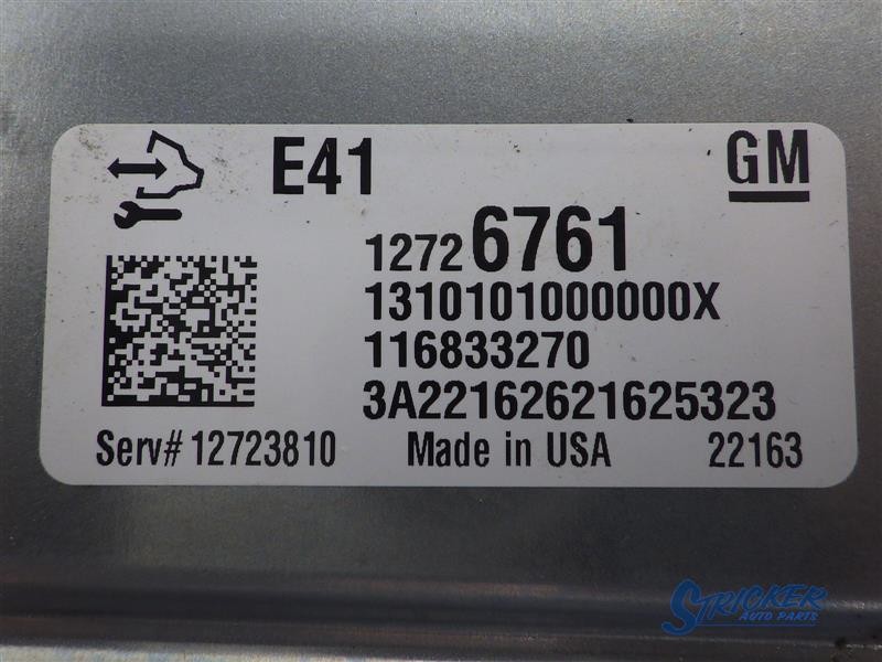 Used Engine Control Module (ECM) fits: 2022 Chevrolet Silverado 2500 pickup Elec