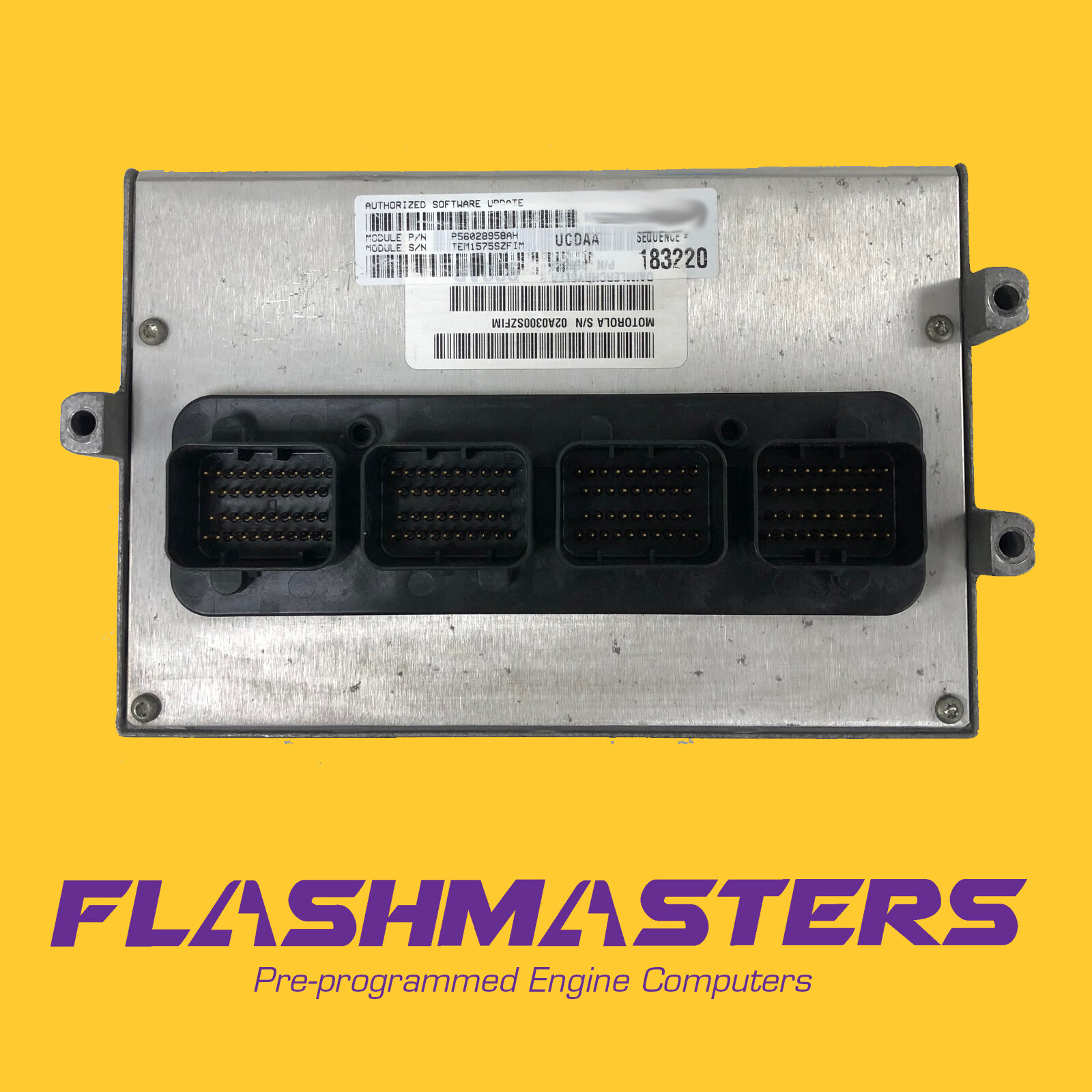 2011 Grand Cherokee 5.7L Engine computer P68059147 “Programmed to your VIN” ECM