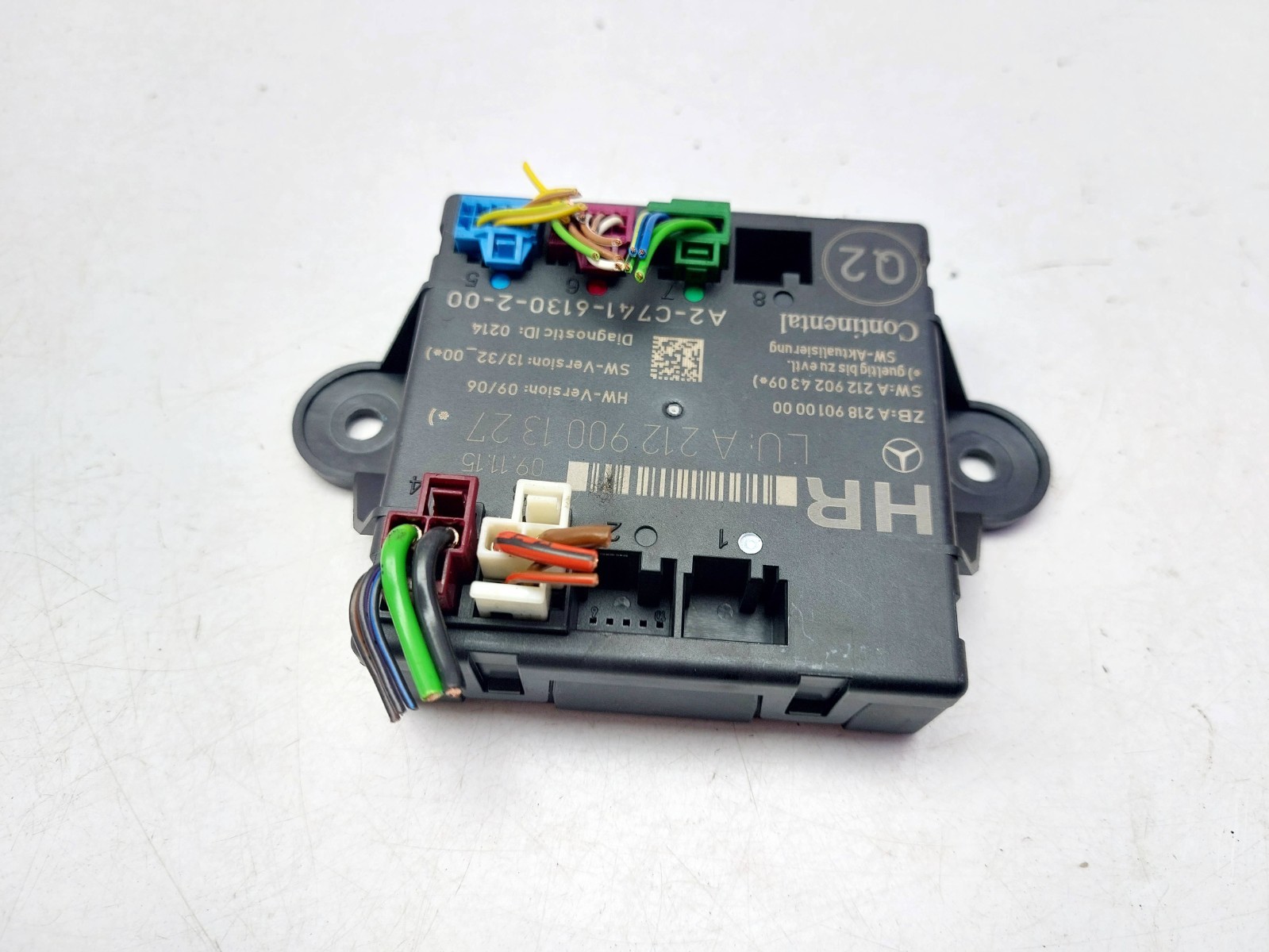 MERCEDES E CLASS W212 2016 DOOR CONTROL UNIT MODULE ECU REAR RIGHT A2129001327