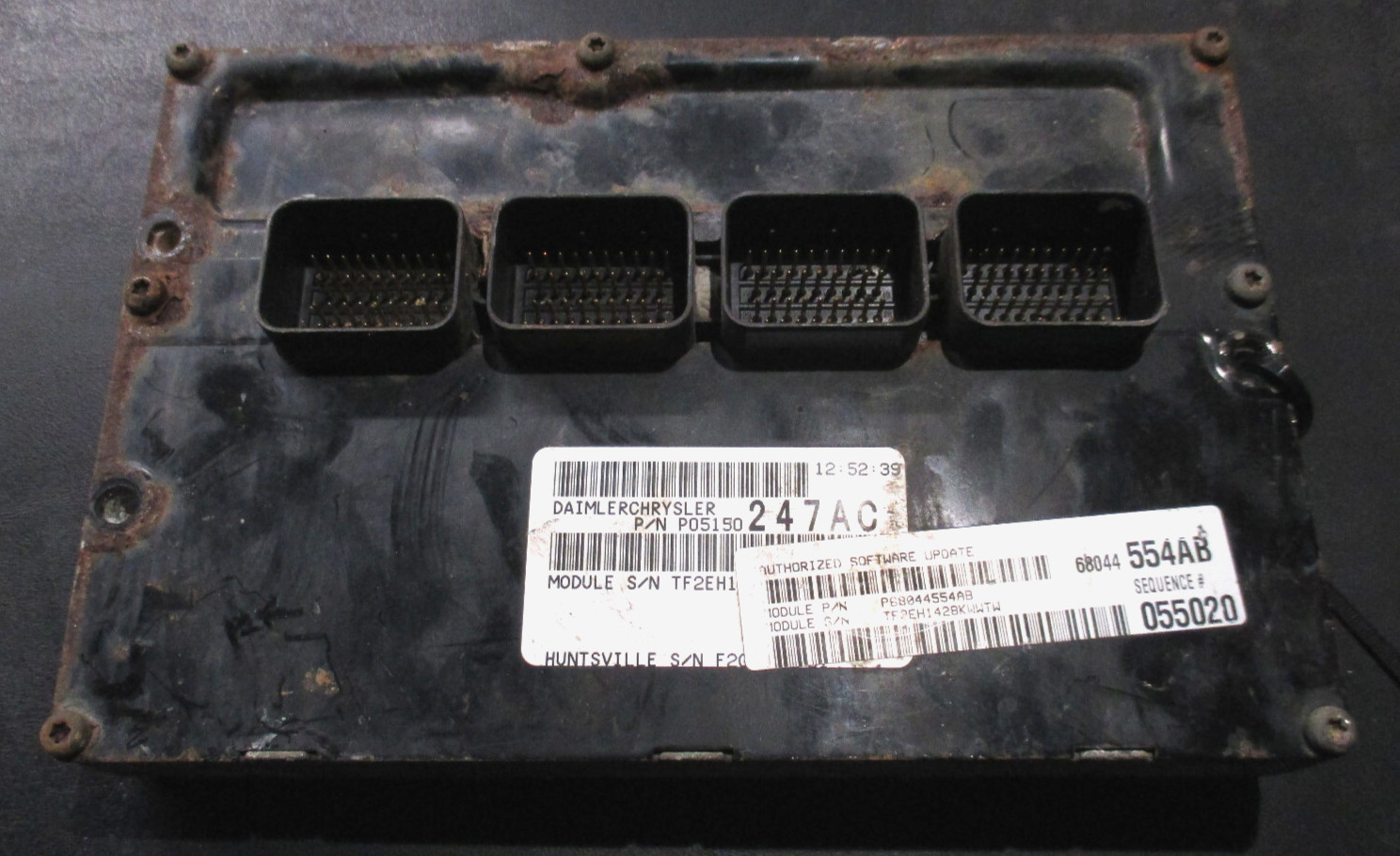 2008-2009 DODGE CARAVAN T&C ECM ENGINE COMPUTER 68044554ab