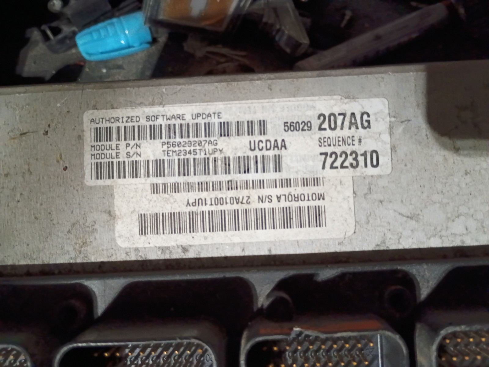 2006 DODGE RAM 1500 5.7L ENGINE CONTROL MODULE ECM ECU P56029207AG #L9A5M