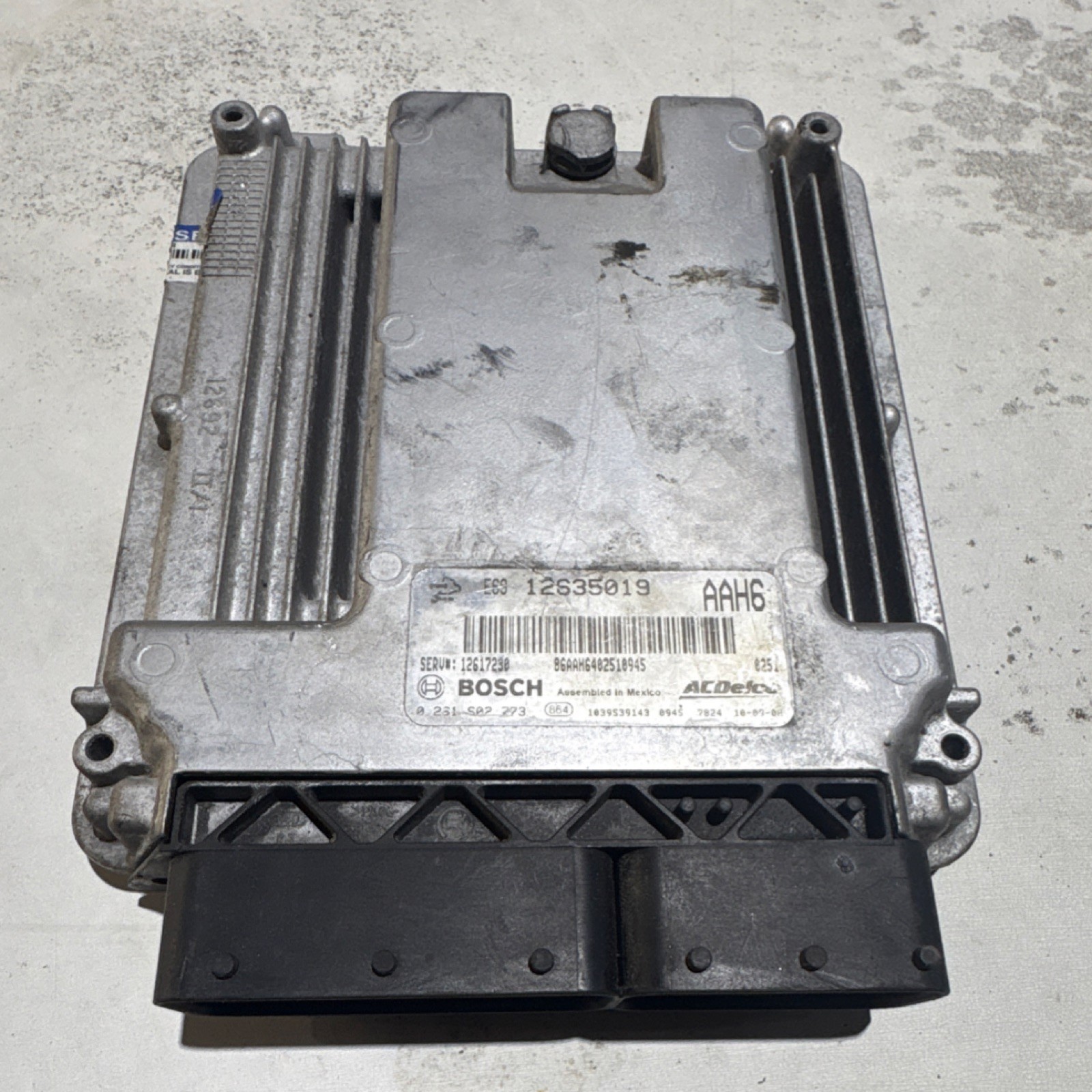 2010 2011 Chevy Traverse GMC Acadia 3.6L Engine Computer ECU ECM 12635019