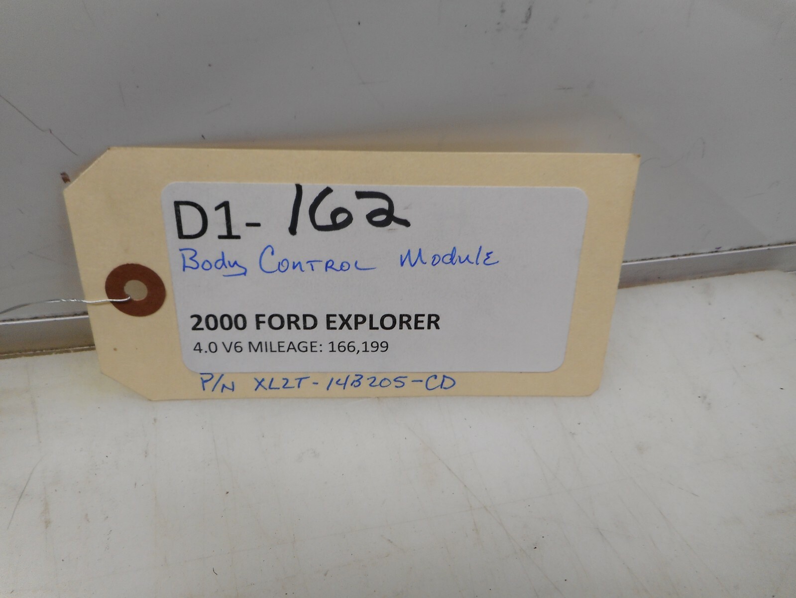 2000 FORD EXPLORER BODY CONTROL MODULE XL27-14B205-CD