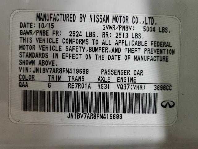 Driver Assist Hybrid Navigation Control Fits 15 INFINITI Q50 OEM