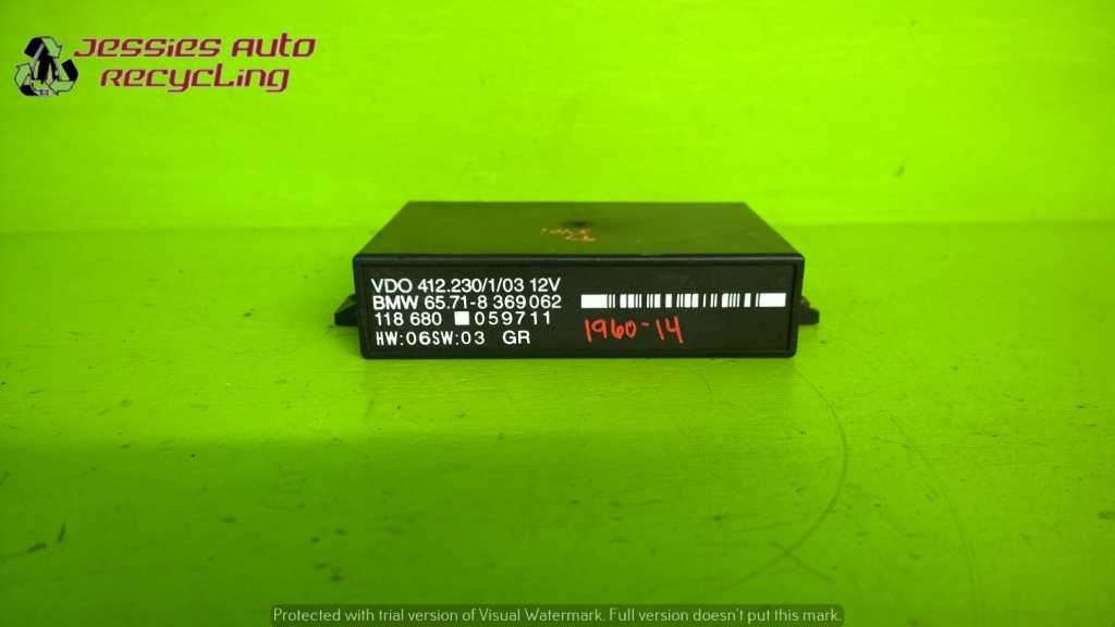 97 98 99 00 01 02 03 BMW 540i 4.4L AT SEDAN CRUISE CONTROL MODULE OEM 1960-14