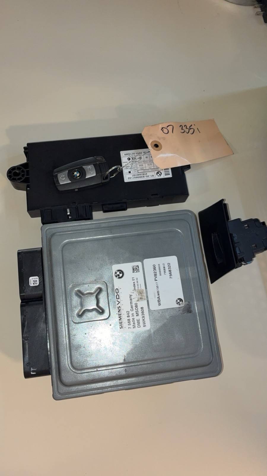 BMW 335i DME , CAS , KEY Bundle