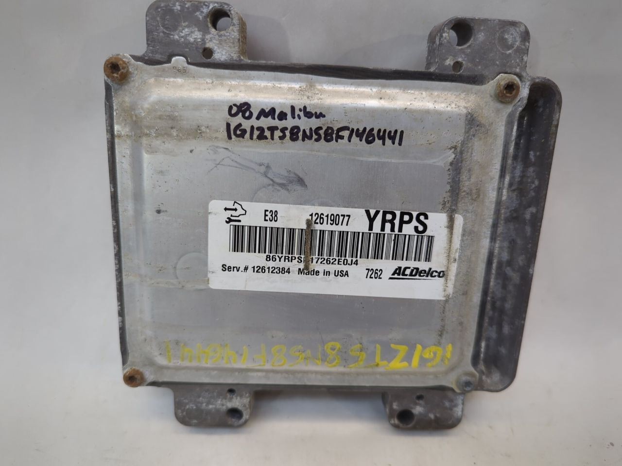 Engine Computer PCM ECM ECU 12612384 Fits 2008 Malibu 23157