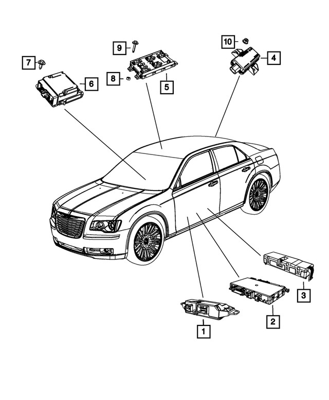 Genuine Mopar Body Controller Module 68226574AB