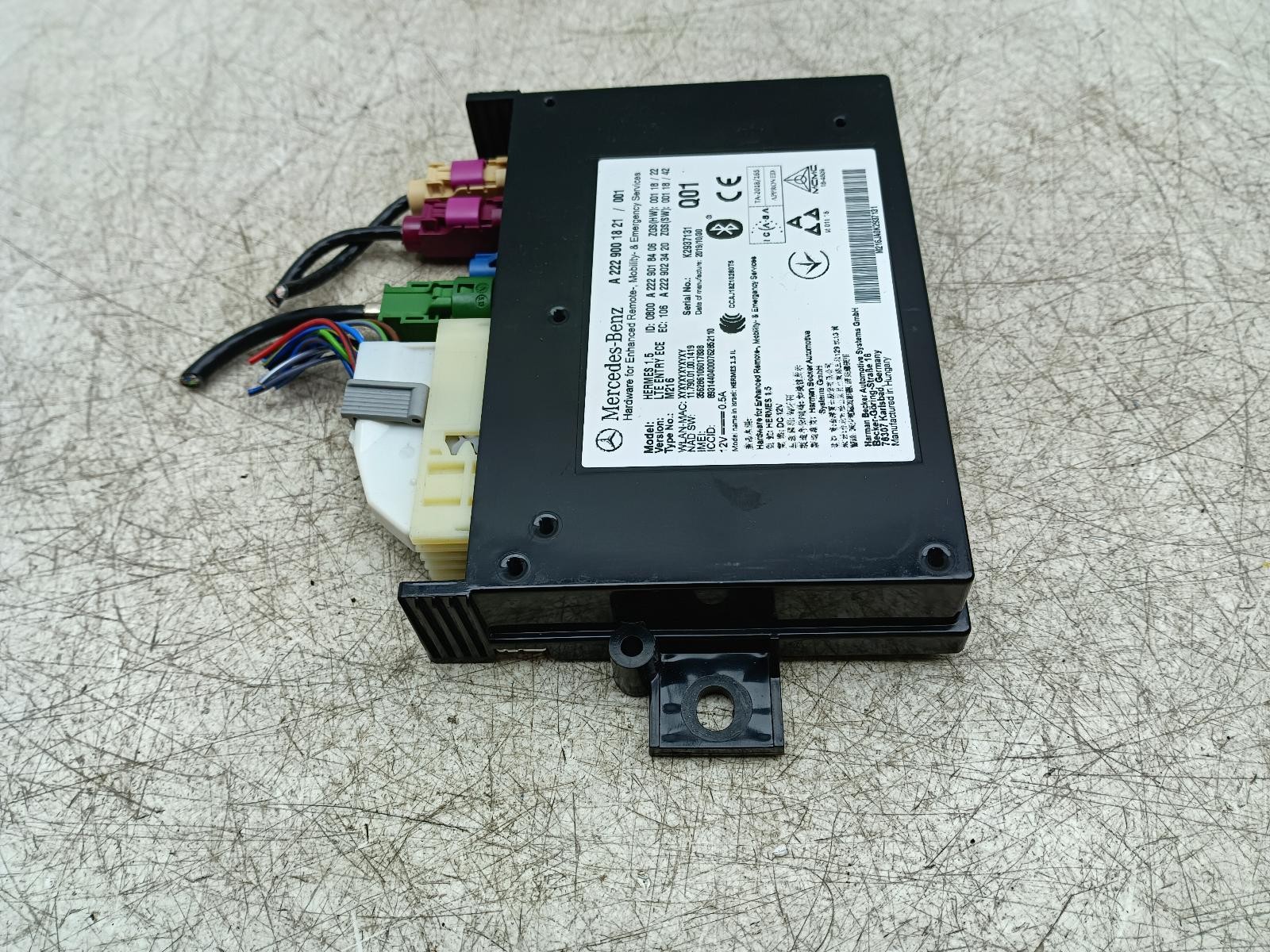 MERCEDES GLA CLASS TELEMATICS CONTROL MODULE ECU A2229001821 X156 2013 – 2020