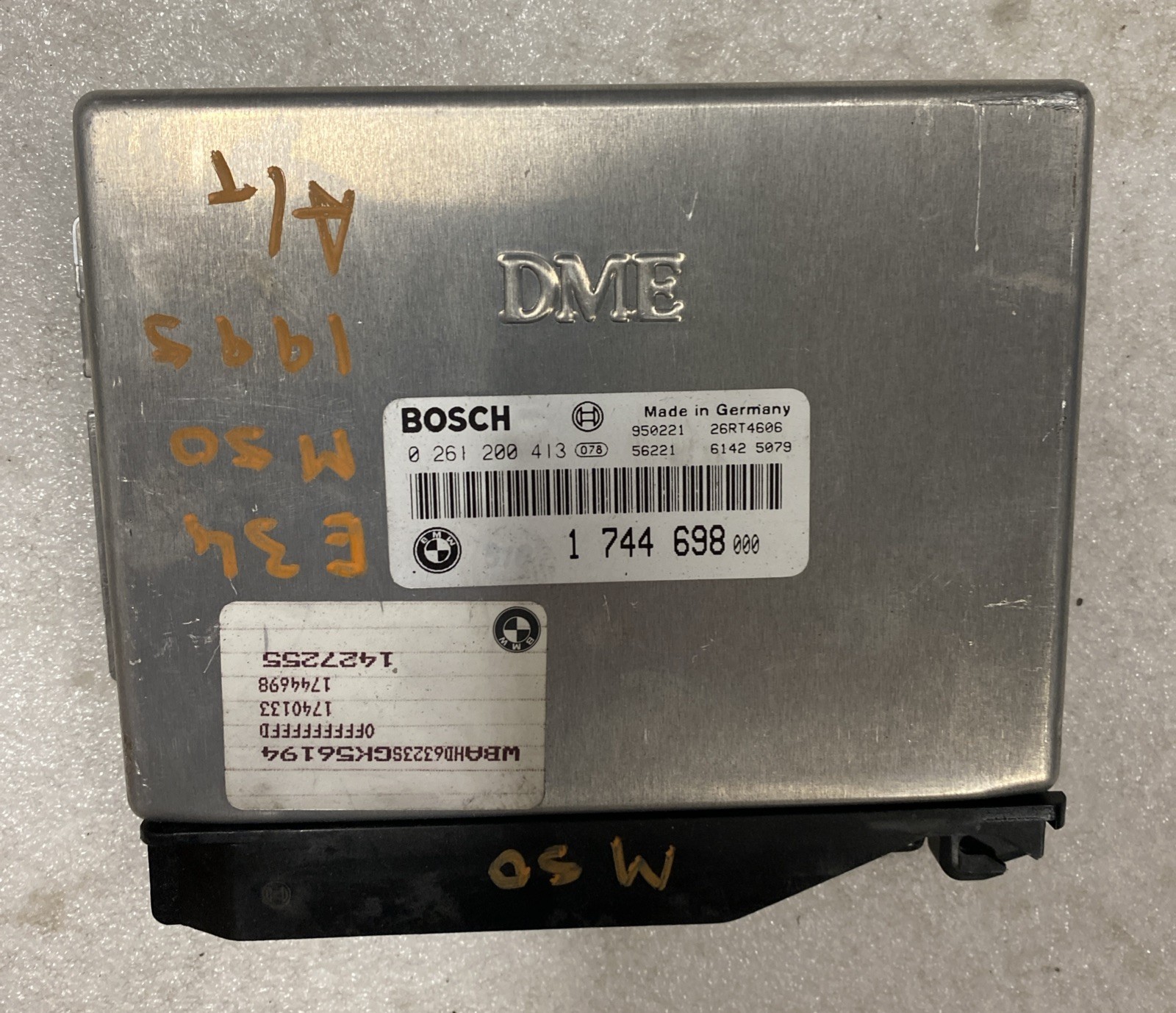 BMW E34 E36 M50 A/T SILVER LABEL ENGINE CONTROL MODULE ECU ECM 1995 1744698