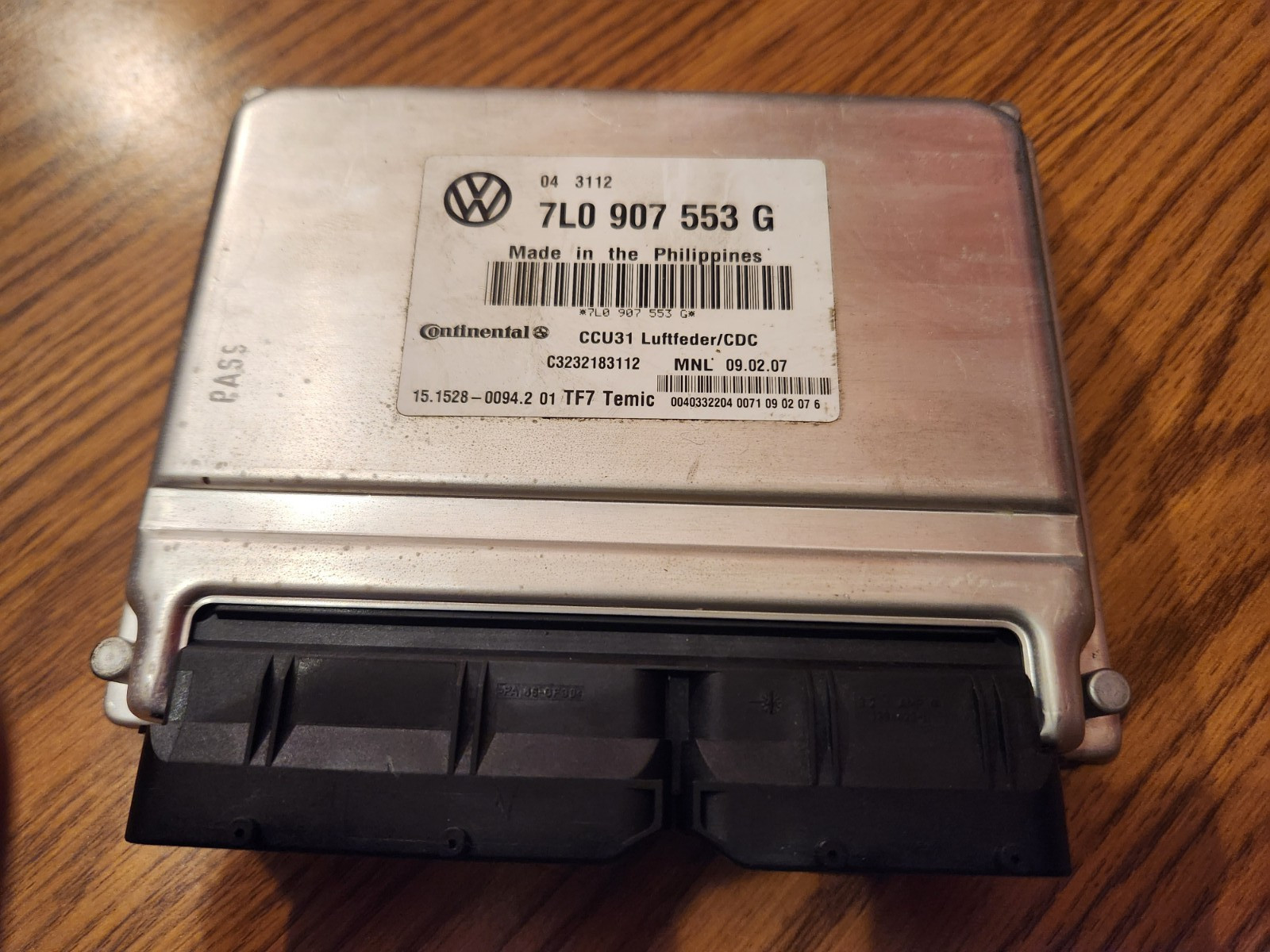 2005-2010 PORSCHE CAYENNE (955 957) TURBO AIR SUSPENSION CONTROL MODULE – TESTED