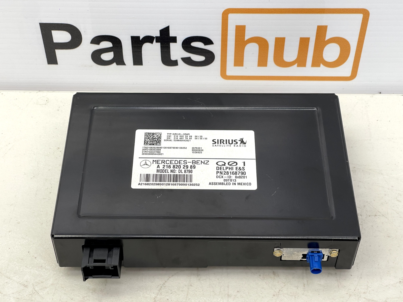 W204 Mercedes Benz C63 AMG Sirius Satellite Radio Module Receiver A2168202989
