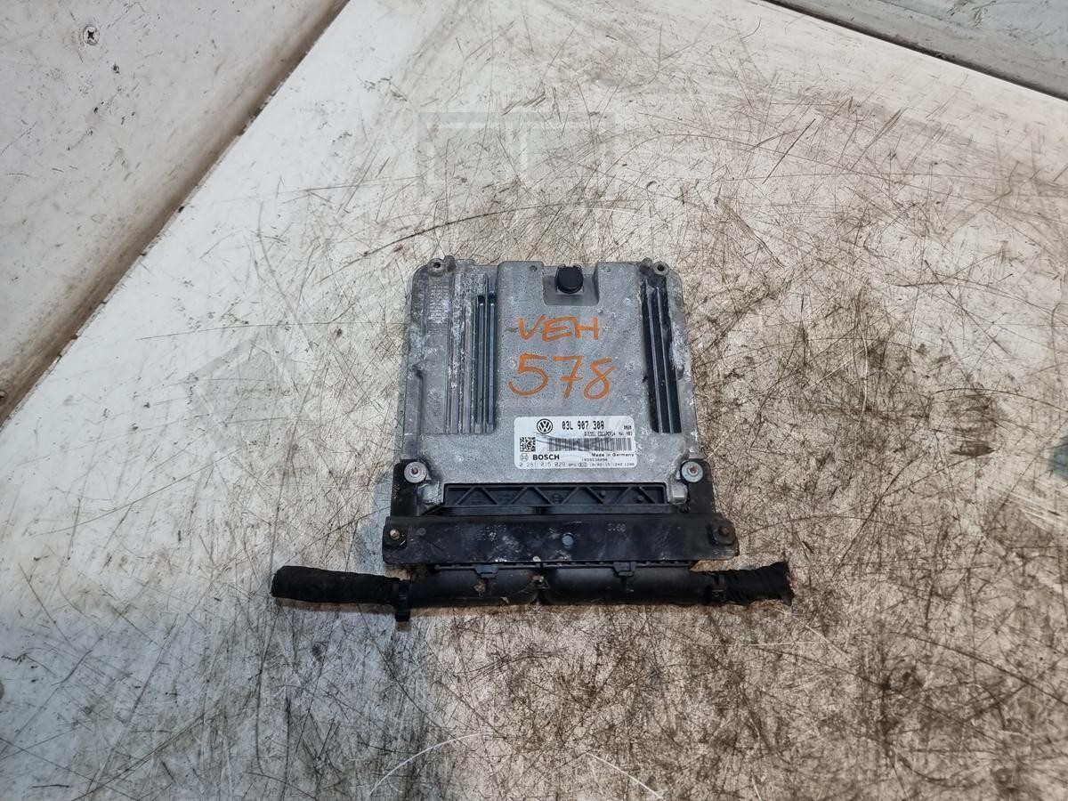VOLKSWAGEN PASSAT ECU ENGINE CONTROL 2.0 DIESEL 2010 03L907309EDC17CP14