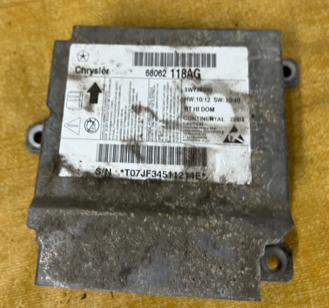 11 2012 DODGE CARAVAN CHRYSLER TOWN & COUNTY SRS Module 68062118AG FREE SHIP B19
