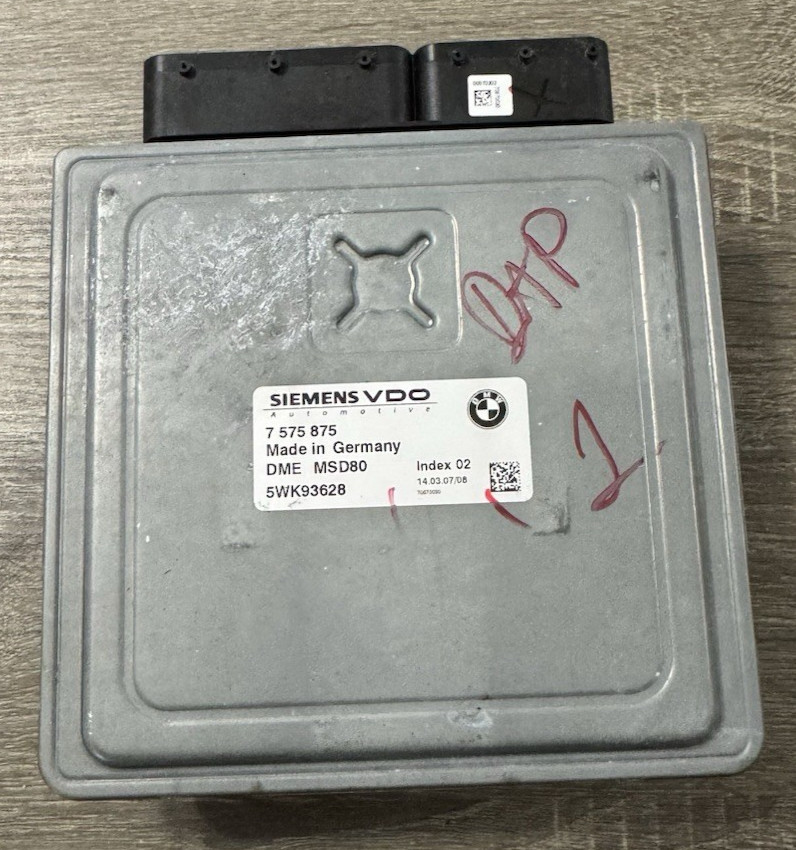 2007-2011 BMW 135i 335i 535i E92 E93 Engine Computer ECM DME MSD80 OEM 7575875