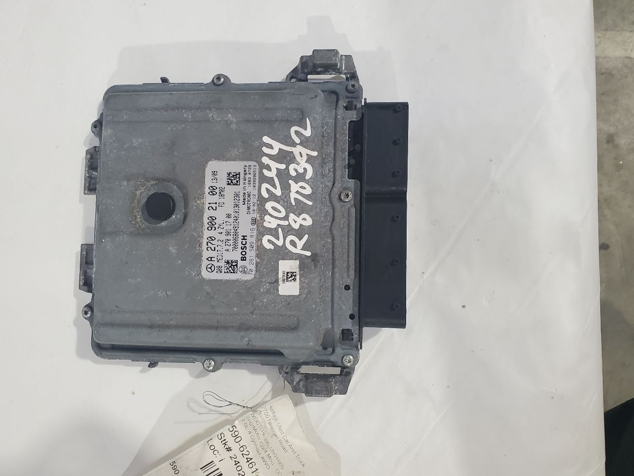 Used Engine Control Module (ECM) fits: 2018 Mercedes-benz Mercedes gla-class 156