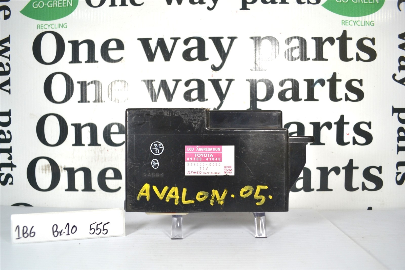 8930041040 TOYOTA AVALON 05-10 Chassis Control Module CCM BCM Body 1B6 555 B10