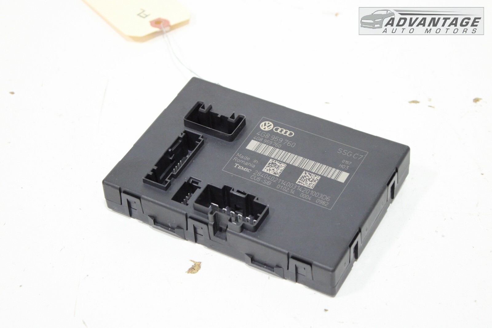 2012-2018 AUDI A6 C7 FRONT LEFT DRIVER SIDE POWER SEAT CONTROL MODULE UNIT OEM