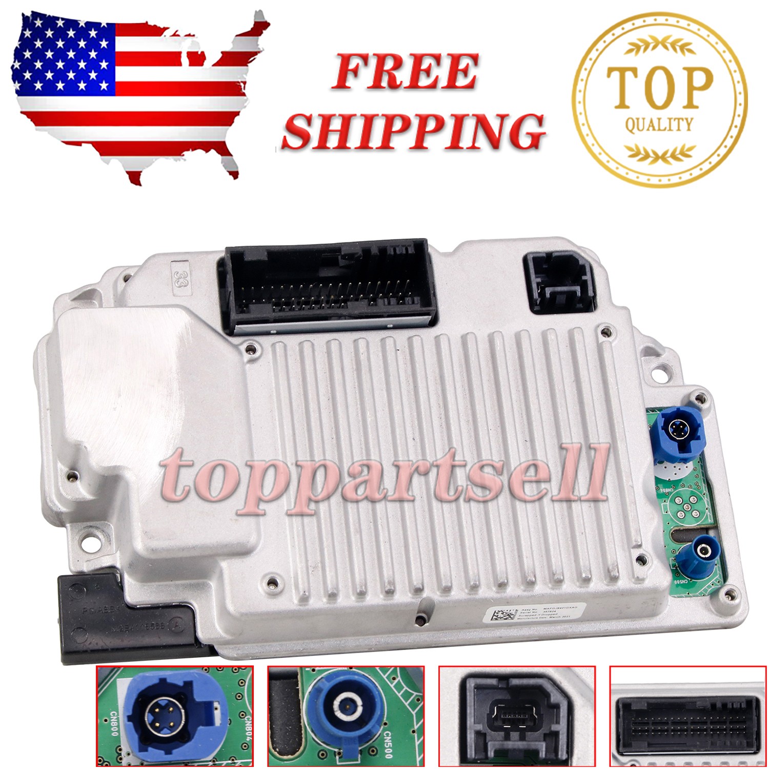 Non-Programmed For Ford Lincoln Vin NAV Sync 3 APIM 3.4 Navigation Module