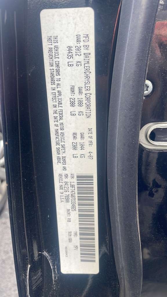 Used Engine Control Module (ECM) fits: 2007 Jeep Compass Electronic Control Modu