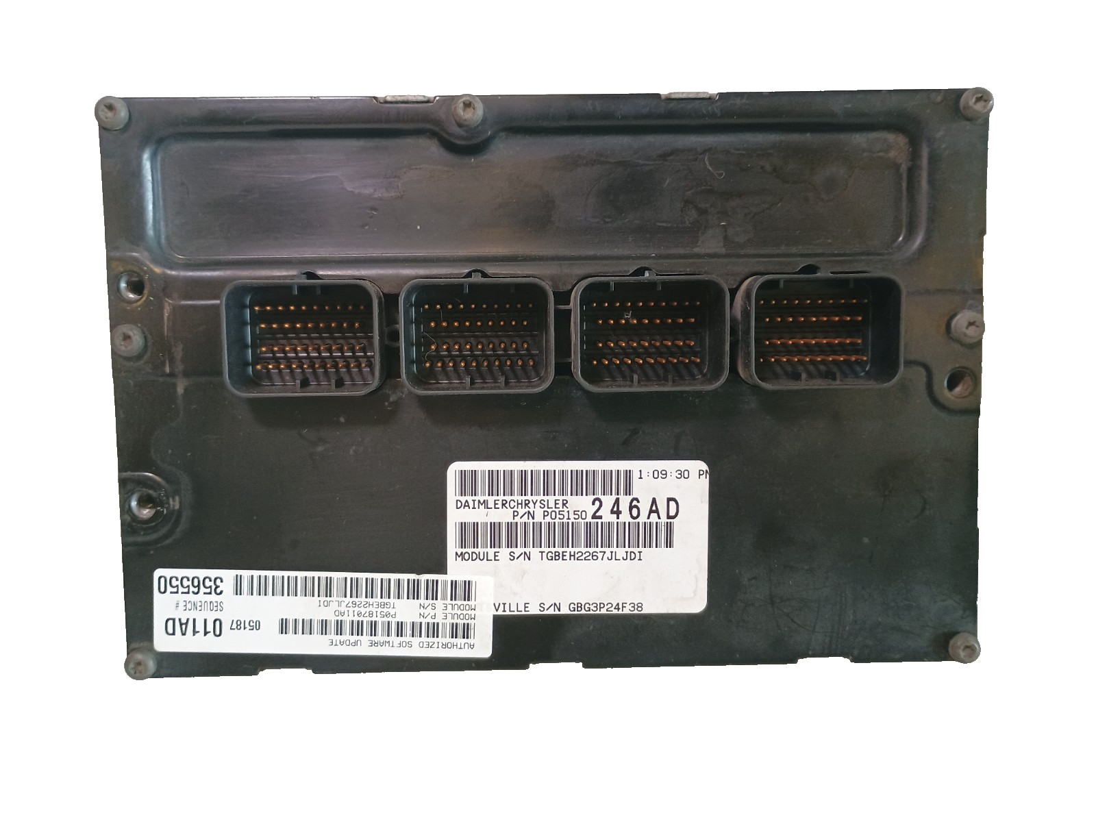 2008-2010 DODGE CHARGER MAGNUM 300 2.7L ENGINE CONTROL MODULE ECM P05187011AD