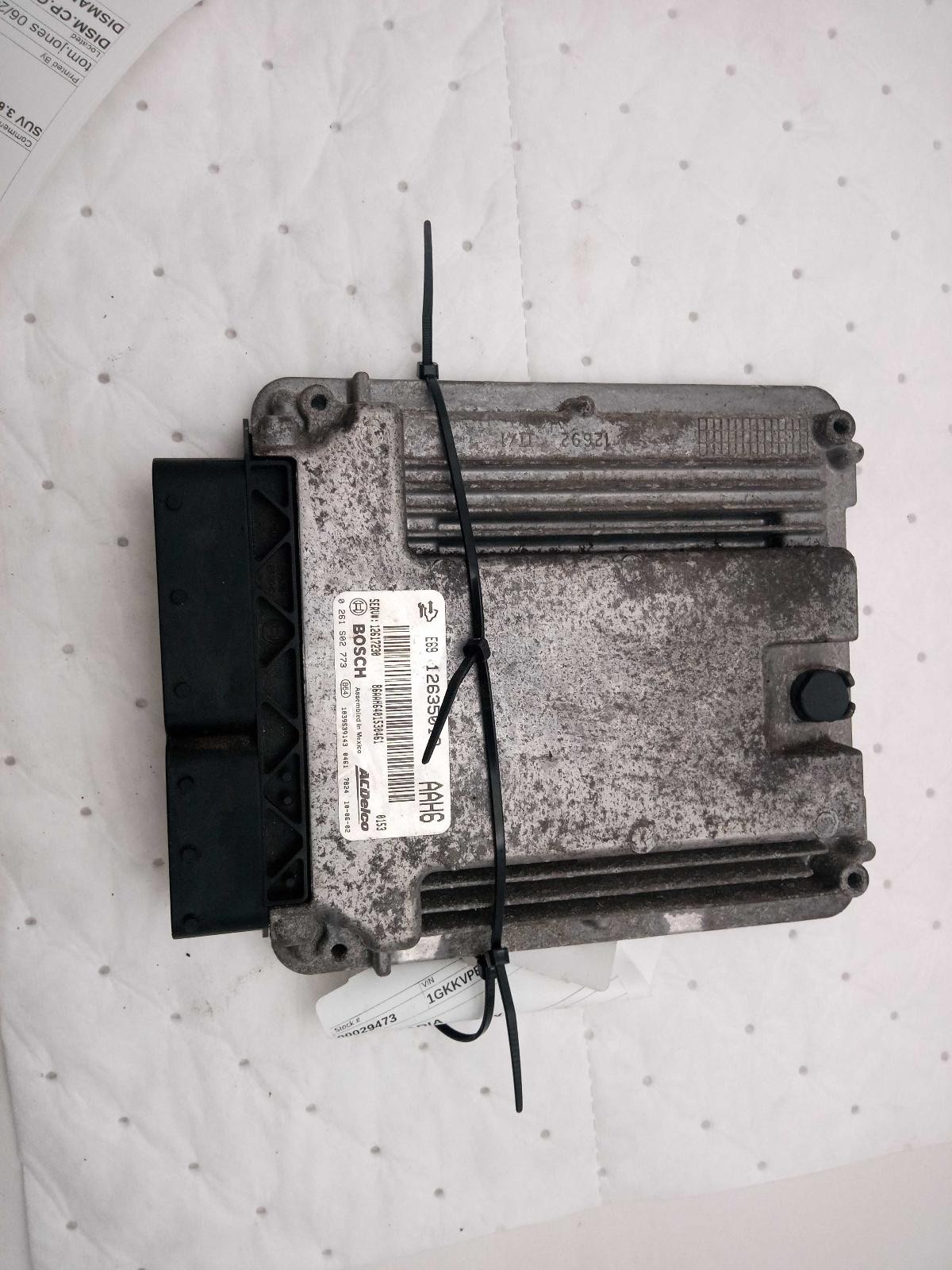 Used Engine Control Module (ECM) fits: 2011 Gmc Acadia Electronic Control Module