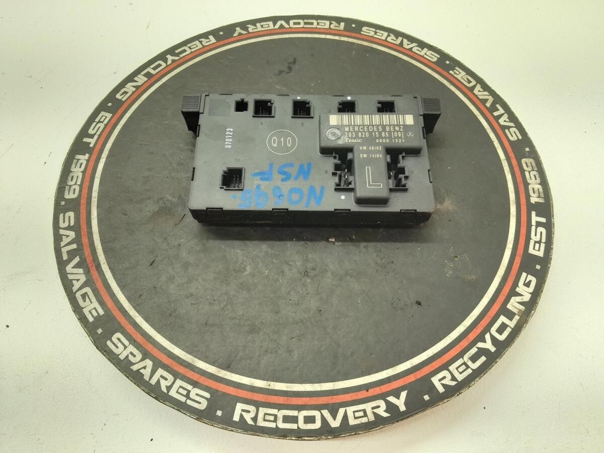 Mercedes C Class 2007 C203 Nsf Passengers Front Left Door Ecu – A2038201585