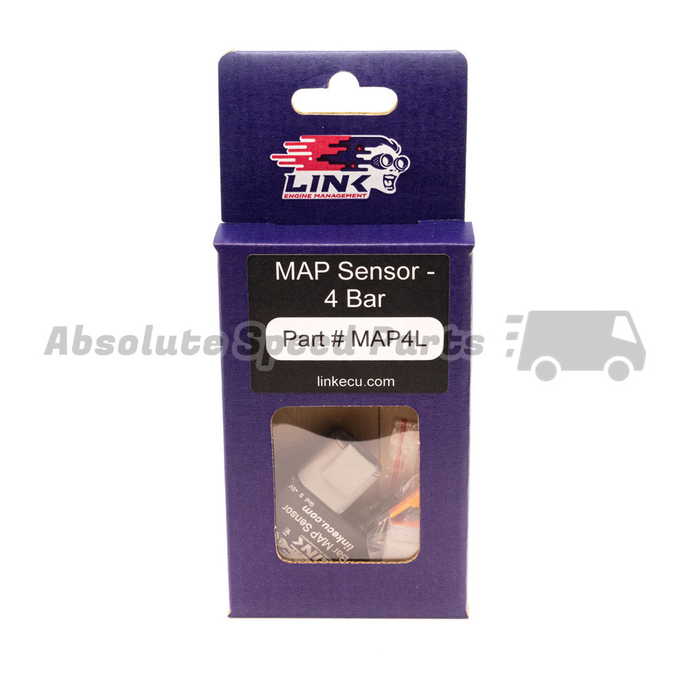 NEW LINK ECU 4 Bar Map Sensor Kit for up to 44psi MAP4 101-0165 ***IN STOCK***