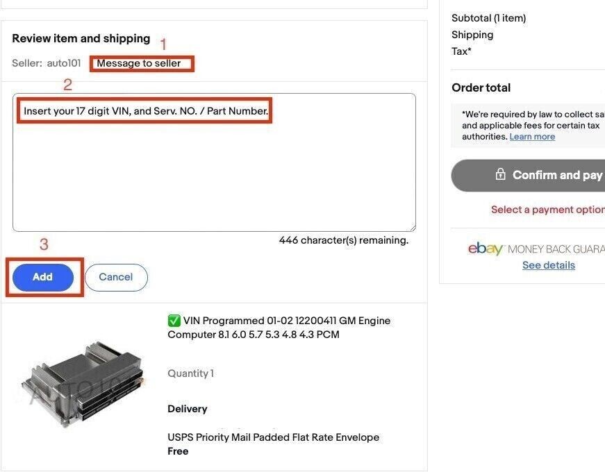 ✅ VIN Programmed 2010-2013 Corvette E38 ECM Engine Computer 12633238 GM