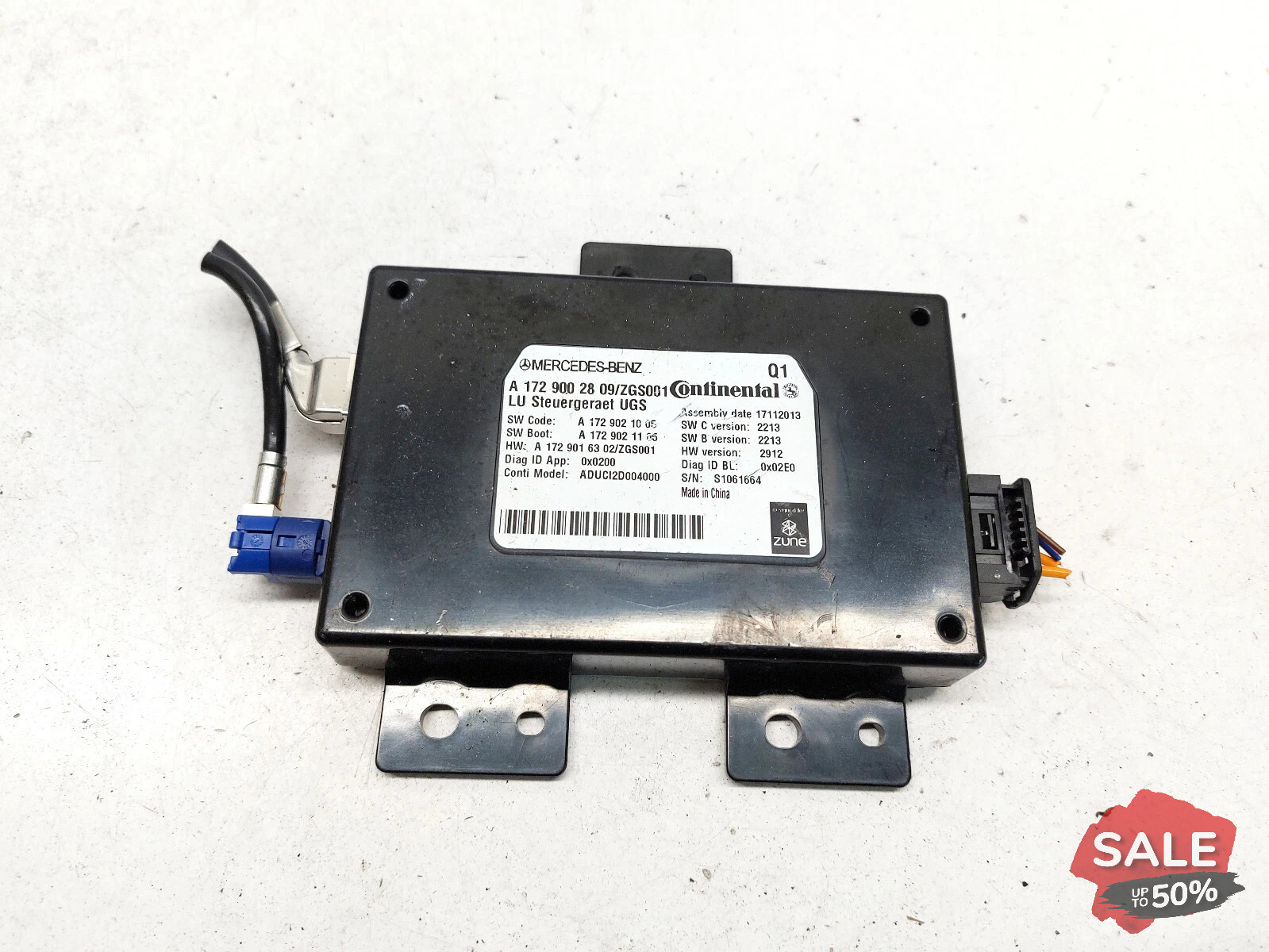 MERCEDES CLS W218 C218 2014 CRUISE CONTROL MODULE ECU UNIT A1729002809