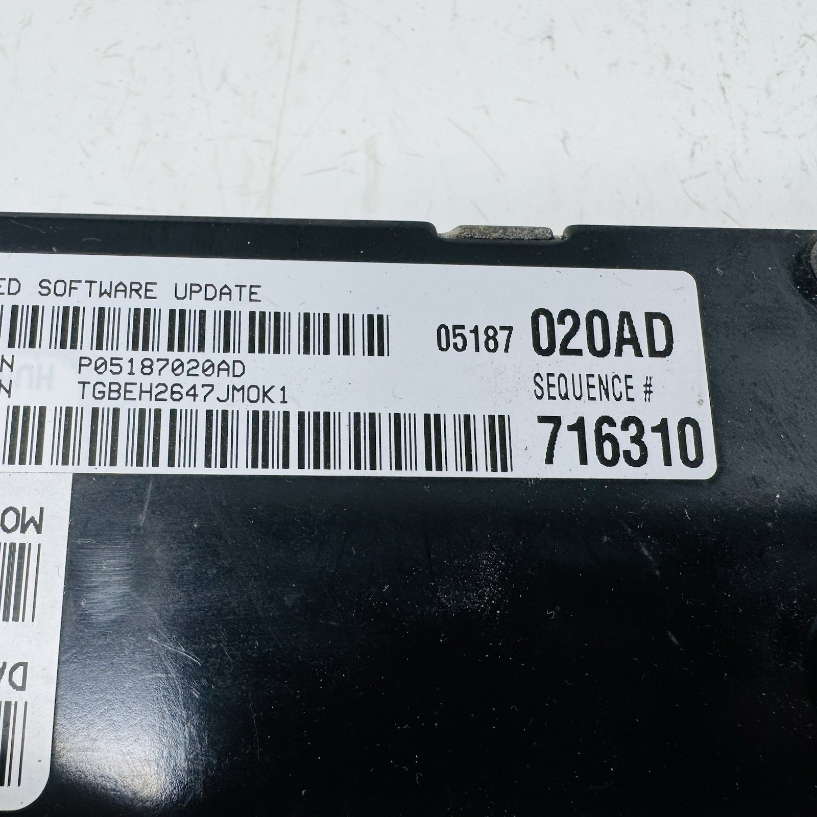 2008 Charger 3.5L Engine computer P05187020AD Programmed to your VIN ECM PCM ECU