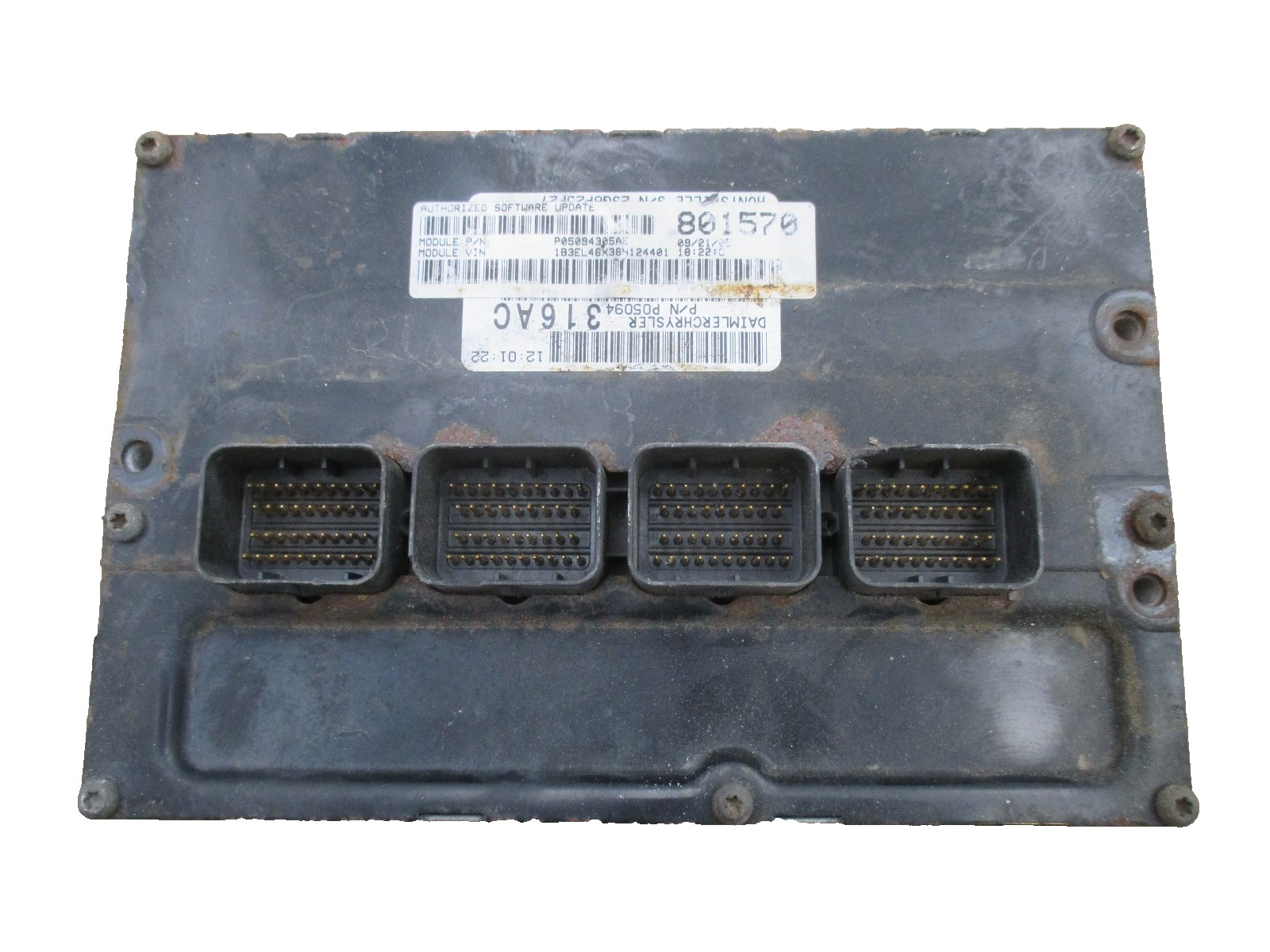 2006 DODGE STRATUS CHRYSLER SEBRING ECM ENGINE COMPUTER 05094305ae