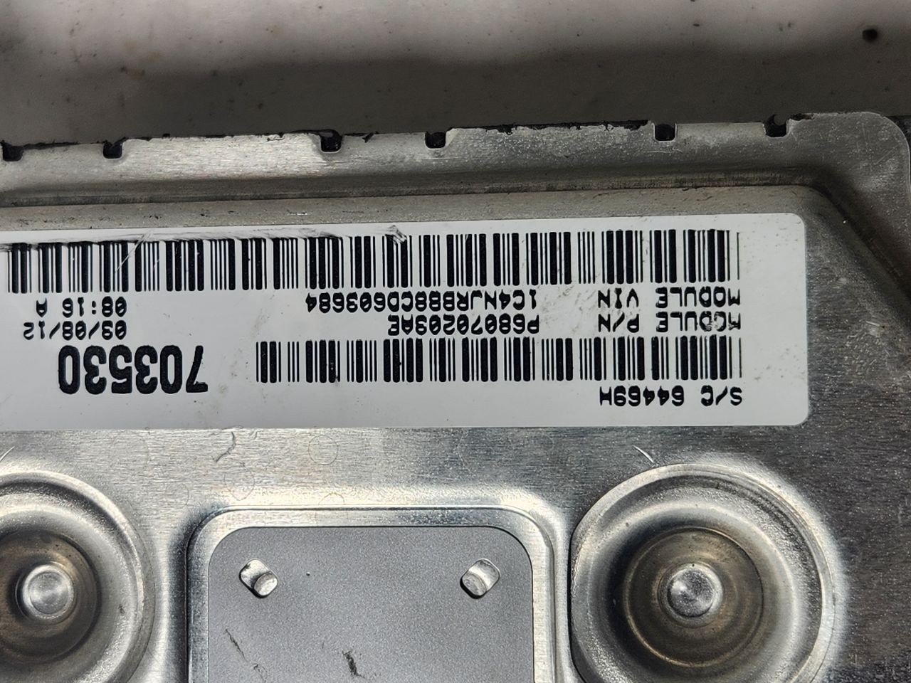 Used Engine Control Module (ECM) fits: 2012 Jeep Patriot Electronic Control Modu