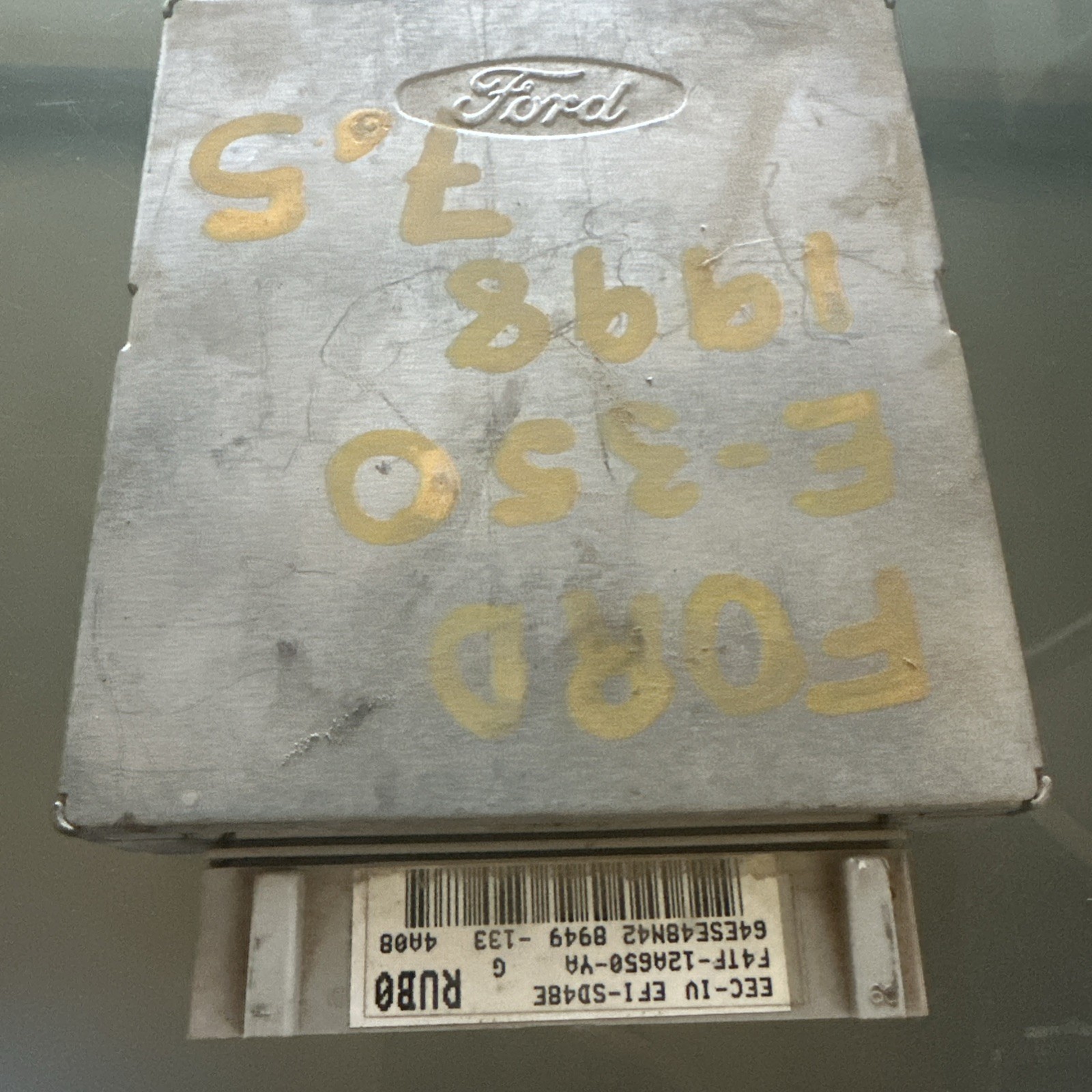 1994 94 FORD VAN 7.5 ENGINE COMPUTER ECU ECM PCM MODULE RUB0 F4TF-12A650-YA