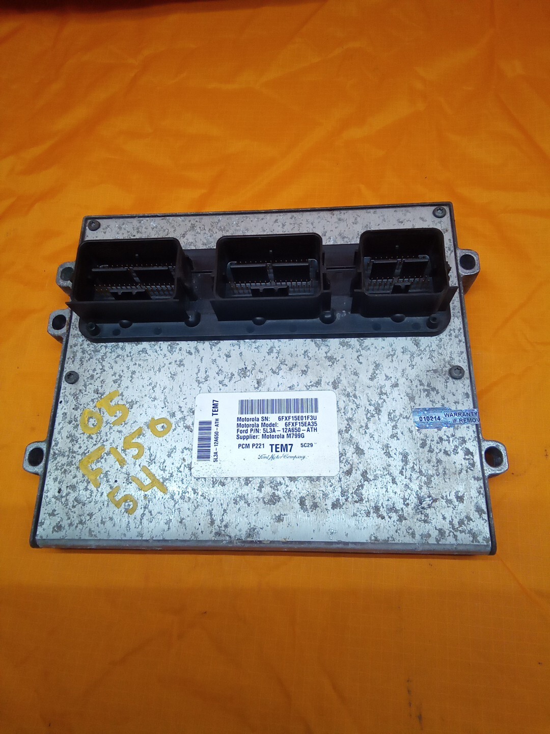 2005 FORD F-150 F-250 5.4L ECU ECM PCM ENGINE COMPUTER 5L3A-12A650-ATH