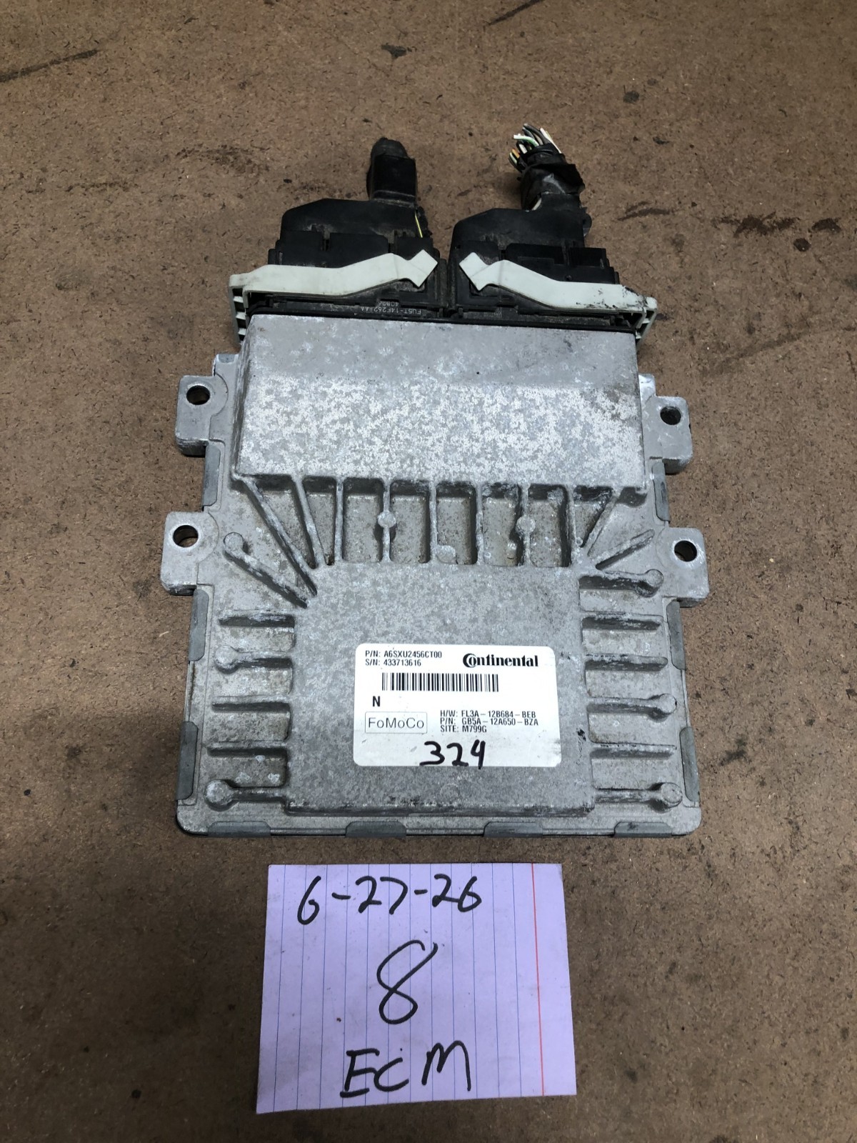 2016-2019 Ford Explorer Engine Control Module ECM ECU PCM GB5A-12A650-BZA Plugs